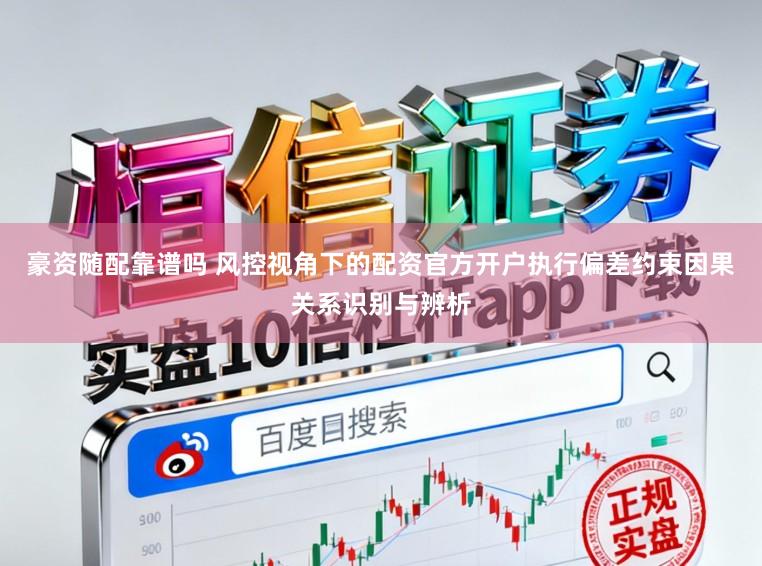 豪资随配靠谱吗 风控视角下的配资官方开户执行偏差约束因果关系识别与辨析