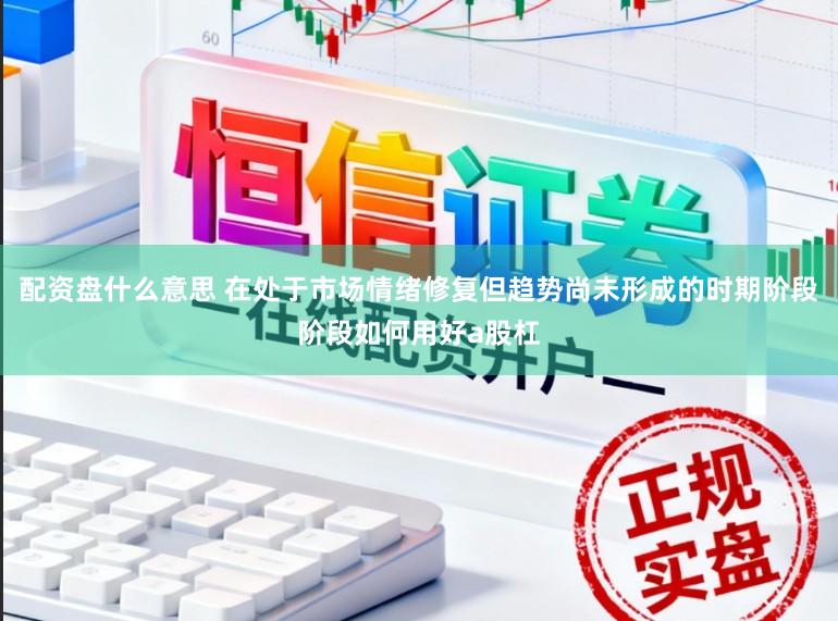 配资盘什么意思 在处于市场情绪修复但趋势尚未形成的时期阶段阶段如何用好a股杠