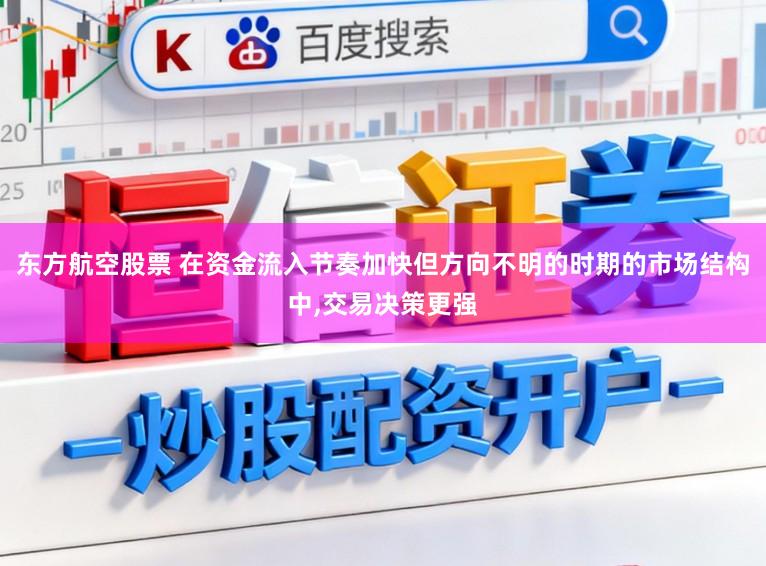 东方航空股票 在资金流入节奏加快但方向不明的时期的市场结构中,交易决策更强